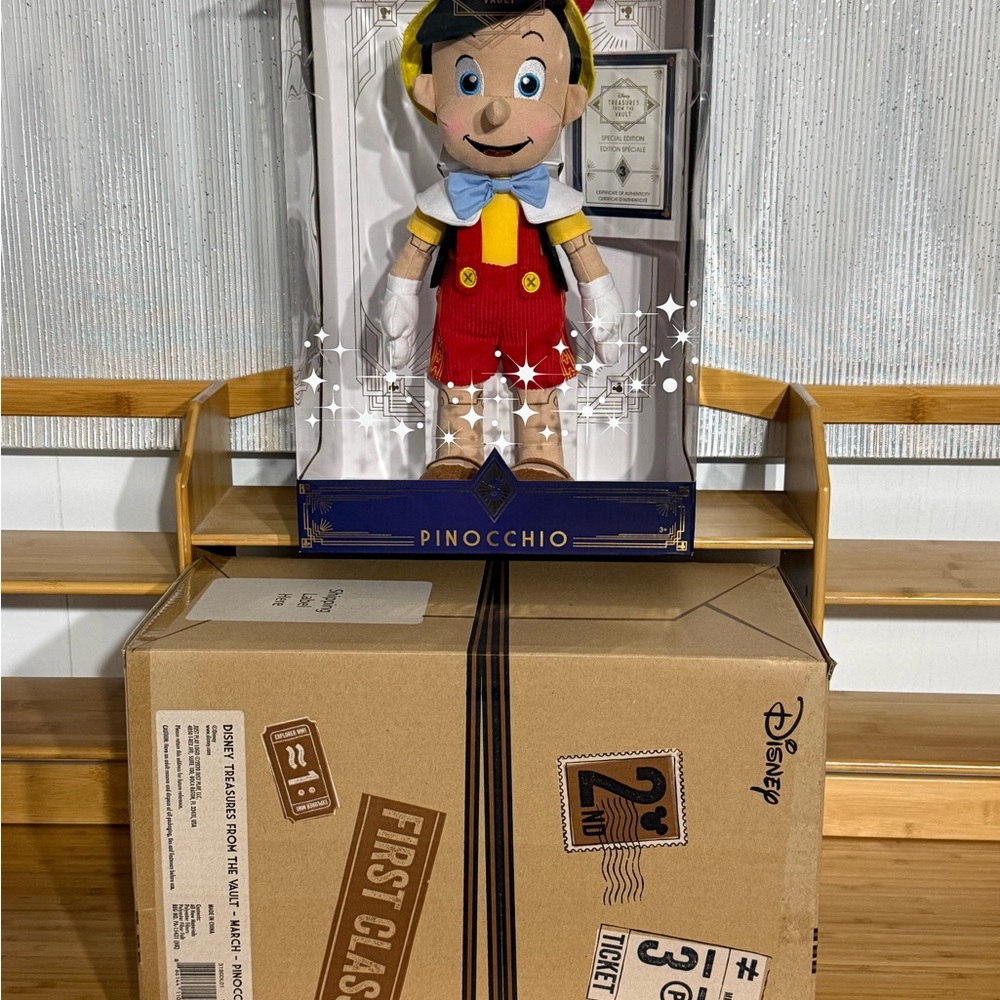 Disney Pinocchio Treasures From The Vault Plush